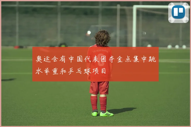 奥运会有中国代表团夺金点集中跳水举重和乒乓球项目